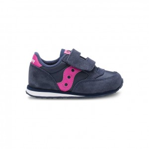 Saucony Baby Jazz Hook & Loop Sneaker Kleine Kinder Navy | BERLIN XJYWGF