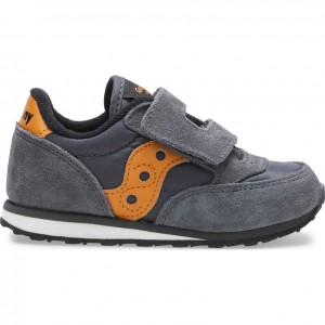 Saucony Baby Jazz Hook & Loop Sneaker Kleine Kinder Grau | BERLIN SQTMXR