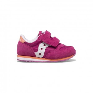 Saucony Baby Jazz Hook & Loop Sneaker Kleine Kinder Fuchsie | BERLIN OVTSBK