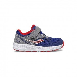 Saucony Cohesion 14 A/C Jr. Sneaker Kleine Kinder Navy Grau | BERLIN NCWZKG