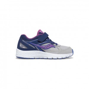 Saucony Cohesion 14 A/C Sneaker Große Kinder Navy Grau | BERLIN GVTAIY