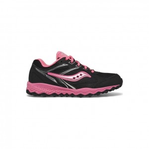 Saucony Cohesion TR14 Lace Sneaker Große Kinder Schwarz Rosa | BERLIN YKFVGC