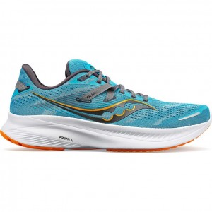 Saucony Guide 16 Wide Laufschuhe Herren Türkis | BERLIN FCAKQP