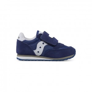 Saucony Jazz Hook & Loop Sneaker Große Kinder Navy | BERLIN BQKZVL