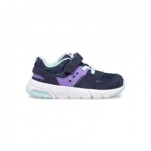 Saucony Jazz Lite 2.0 Sneaker Kleine Kinder Navy Lila | BERLIN VZADRK