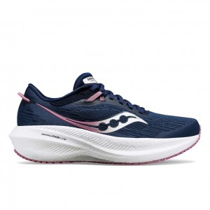 Saucony Triumph 21 Laufschuhe Damen Navy | BERLIN NZRGBM