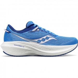 Saucony Triumph 21 Wide Laufschuhe Damen Blau | BERLIN PVSWCI