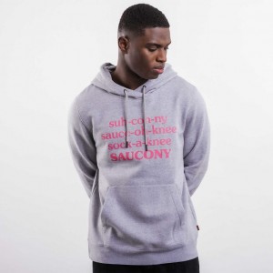 Saucony X Frank Cooke Rested Hoodie Herren Hellgrau | BERLIN APGLNM