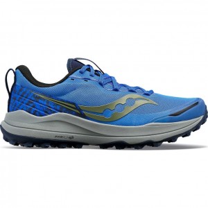 Saucony Xodus Ultra 2 Trailrunning Schuhe Herren Blau | BERLIN HZEWCF