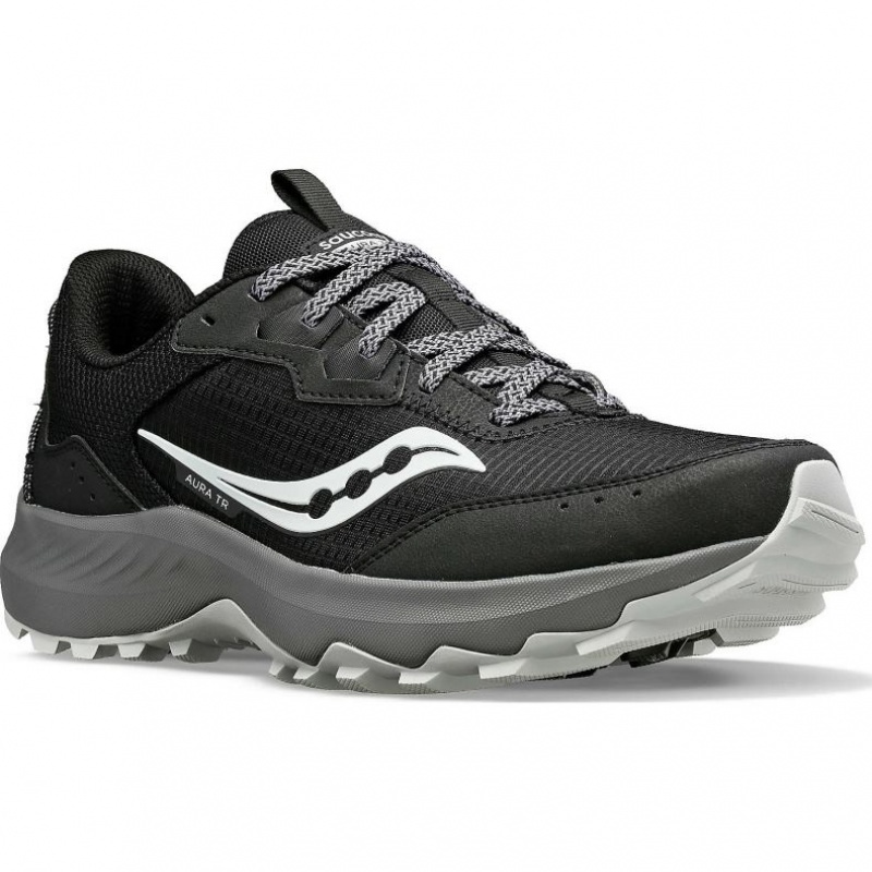 Saucony Aura TR Trailrunning Schuhe Herren Schwarz | BERLIN QVYDMG