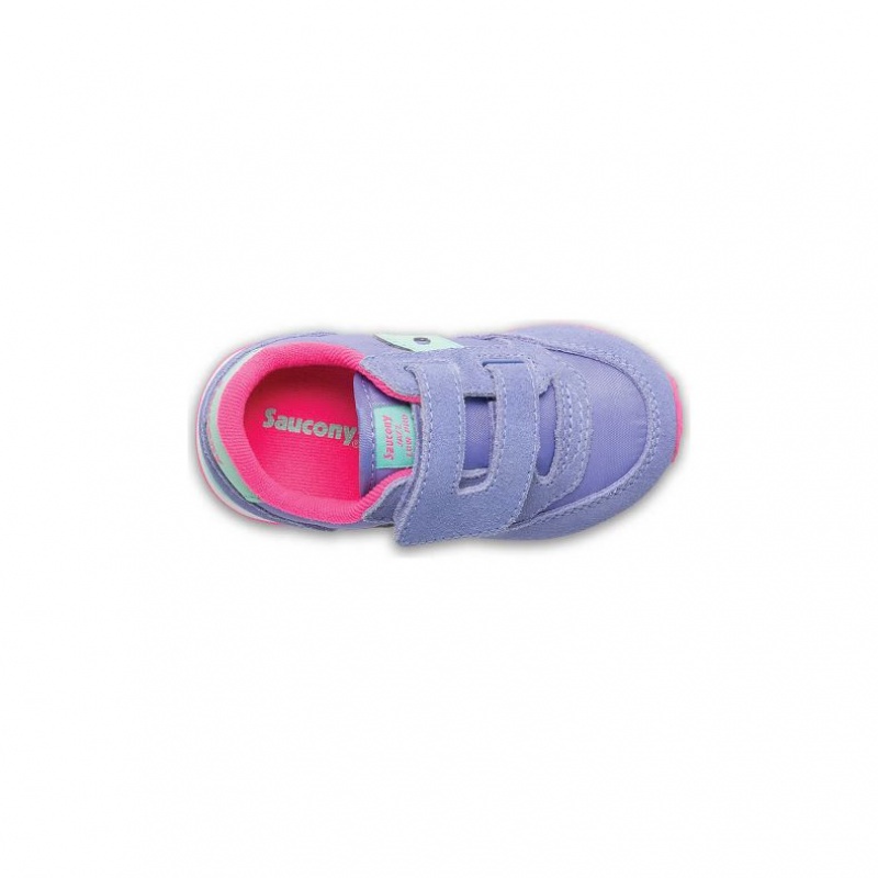 Saucony Baby Jazz Hook & Loop Sneaker Kleine Kinder Lila | BERLIN IVUNSQ