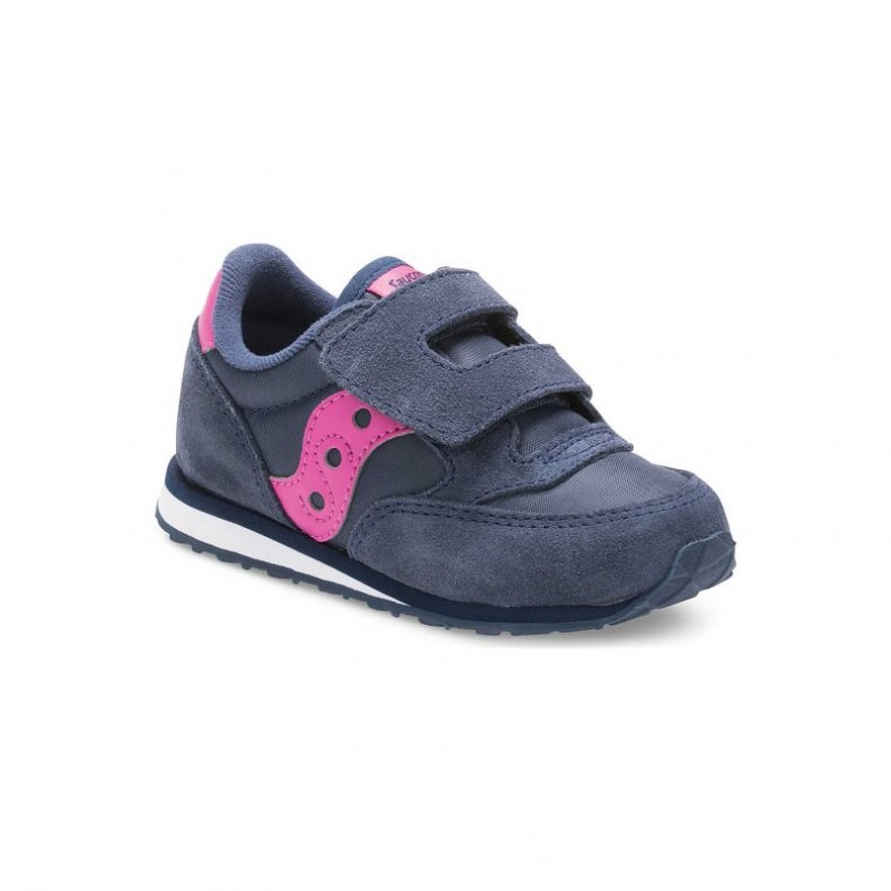 Saucony Baby Jazz Hook & Loop Sneaker Kleine Kinder Navy | BERLIN XJYWGF