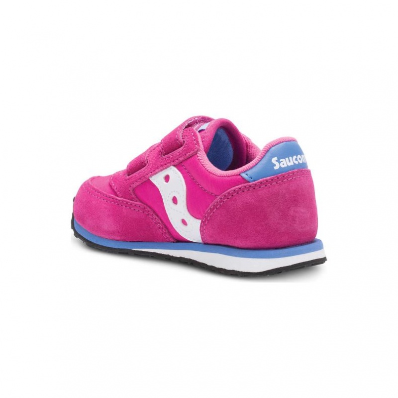 Saucony Baby Jazz Hook & Loop Sneaker Kleine Kinder Rosa | BERLIN EHTFKI