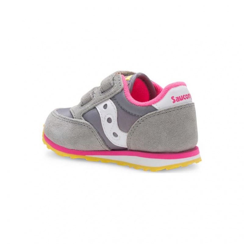 Saucony Baby Jazz Hook & Loop Sneaker Kleine Kinder Grau | BERLIN CZLBJS