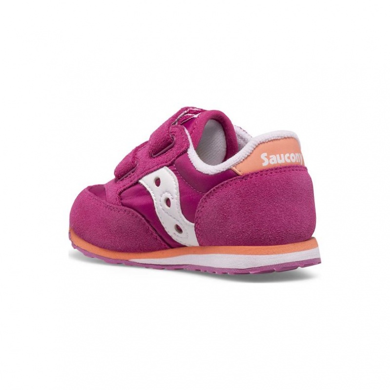 Saucony Baby Jazz Hook & Loop Sneaker Kleine Kinder Fuchsie | BERLIN OVTSBK