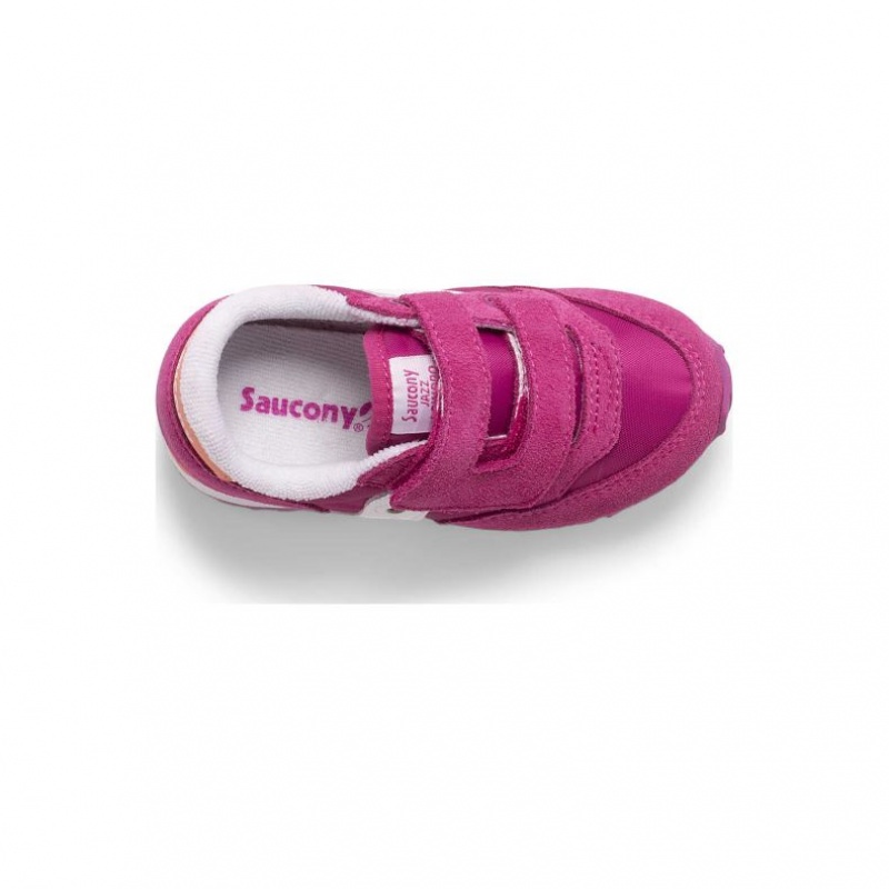 Saucony Baby Jazz Hook & Loop Sneaker Kleine Kinder Fuchsie | BERLIN OVTSBK