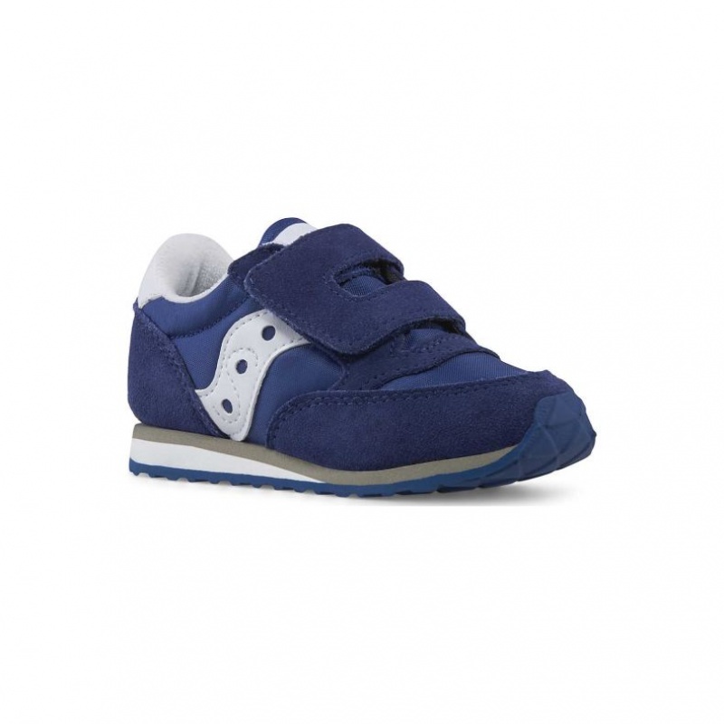 Saucony Baby Jazz Hook & Loop Sneaker Kleine Kinder Navy | BERLIN DOXSCN