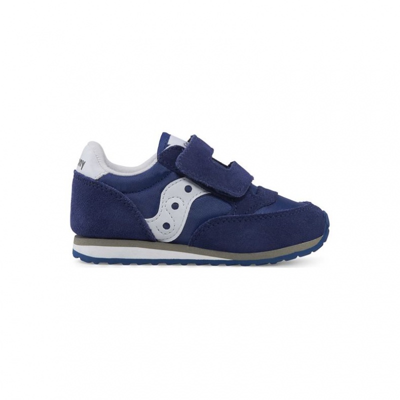 Saucony Baby Jazz Hook & Loop Sneaker Kleine Kinder Navy | BERLIN DOXSCN