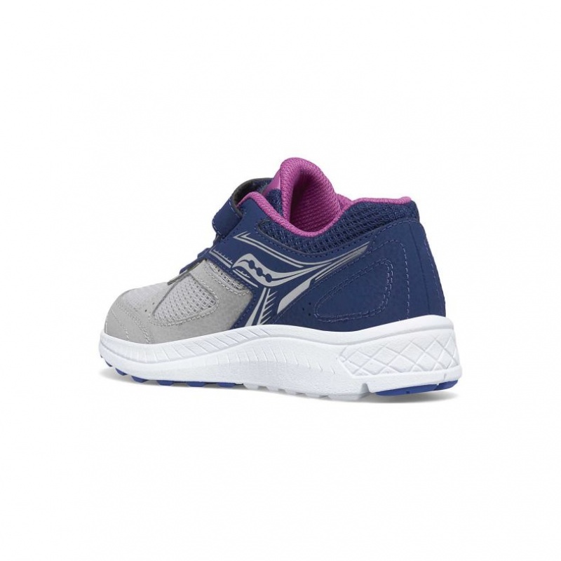 Saucony Cohesion 14 A/C Sneaker Große Kinder Navy Grau | BERLIN GVTAIY