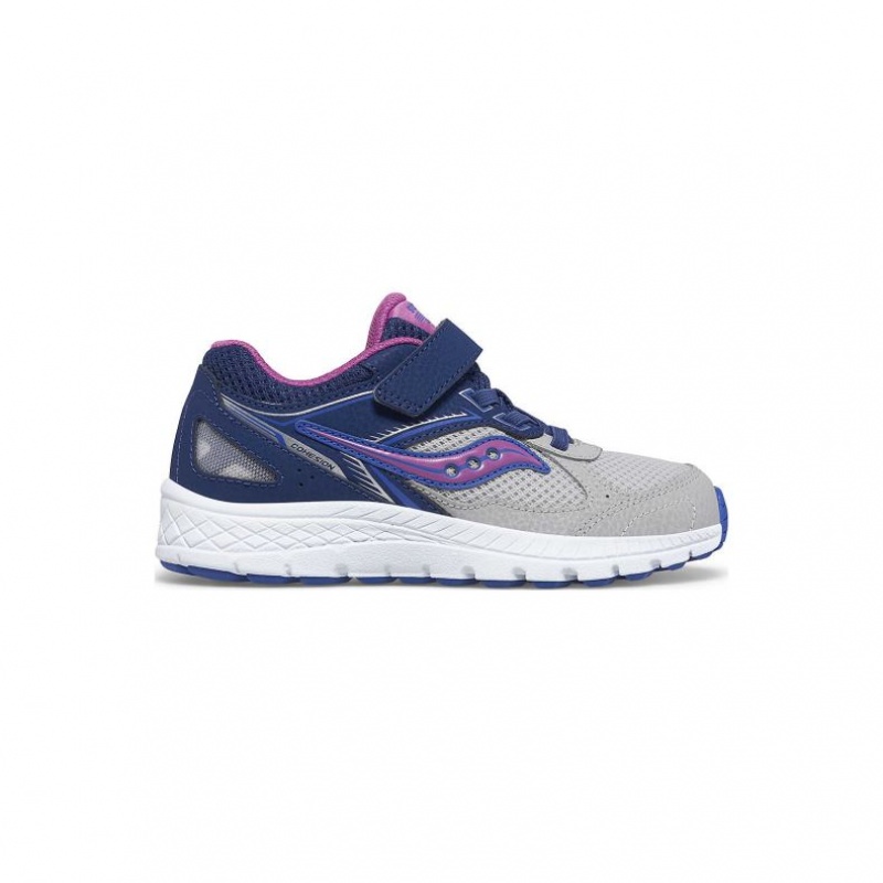 Saucony Cohesion 14 A/C Sneaker Große Kinder Navy Grau | BERLIN GVTAIY