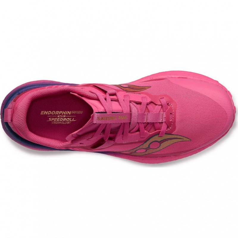 Saucony Endorphin Edge Laufschuhe Damen Rosa | BERLIN GICBYU