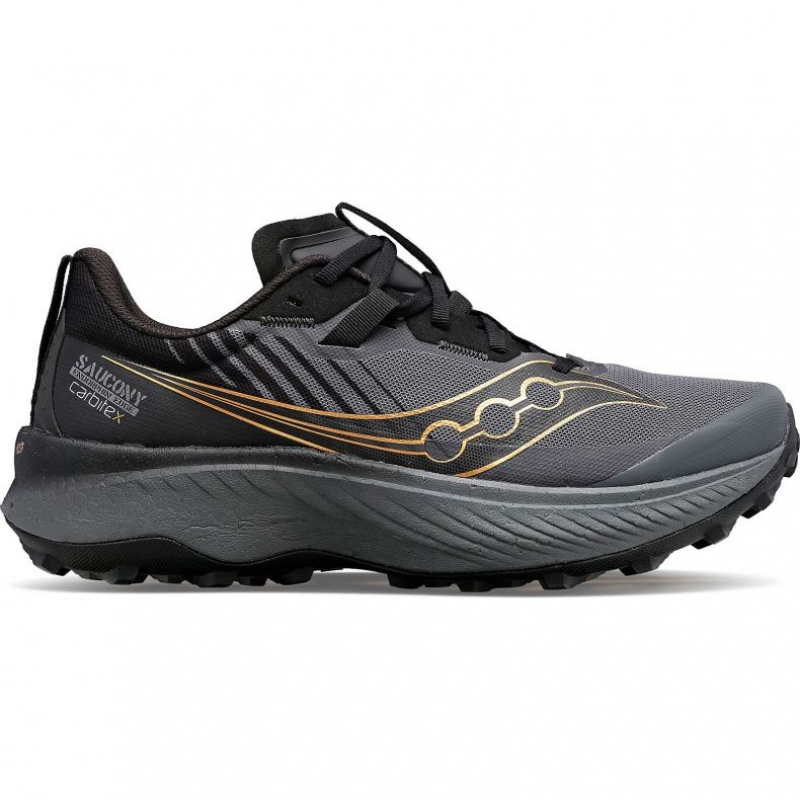 Saucony Endorphin Edge Trailrunning Schuhe Herren Grau | BERLIN KVHNQM