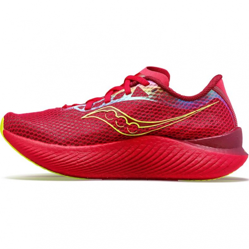 Saucony Endorphin Pro 3 Laufschuhe Damen Rot | BERLIN DGAVRT