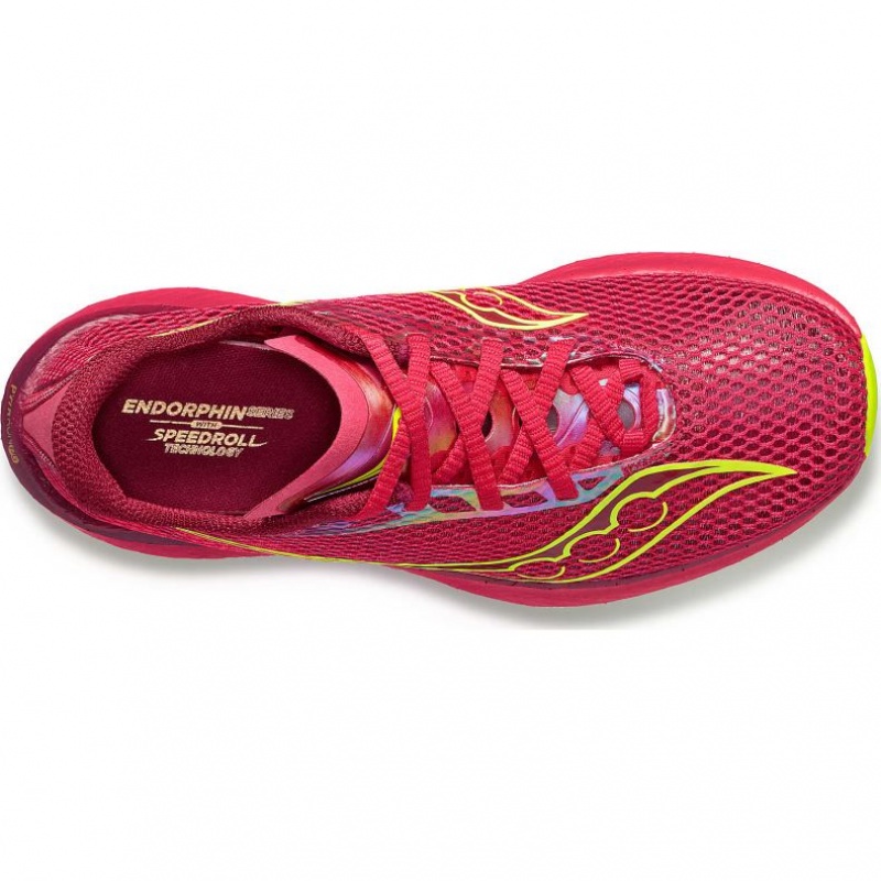 Saucony Endorphin Pro 3 Laufschuhe Damen Rot | BERLIN DGAVRT