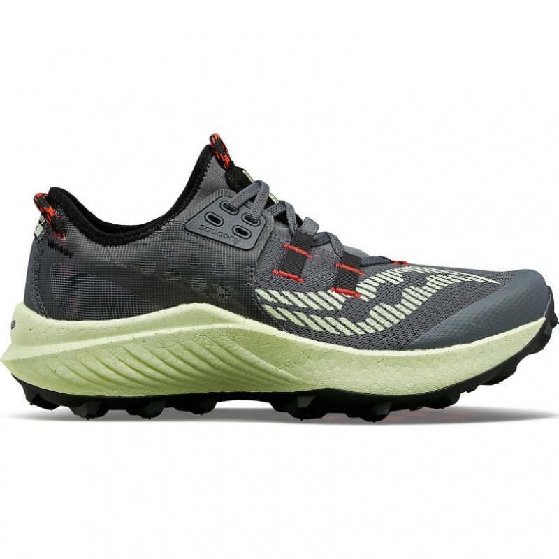 Saucony Endorphin Rift Trailrunning Schuhe Herren Grau Mintfarben | BERLIN WCYQNU