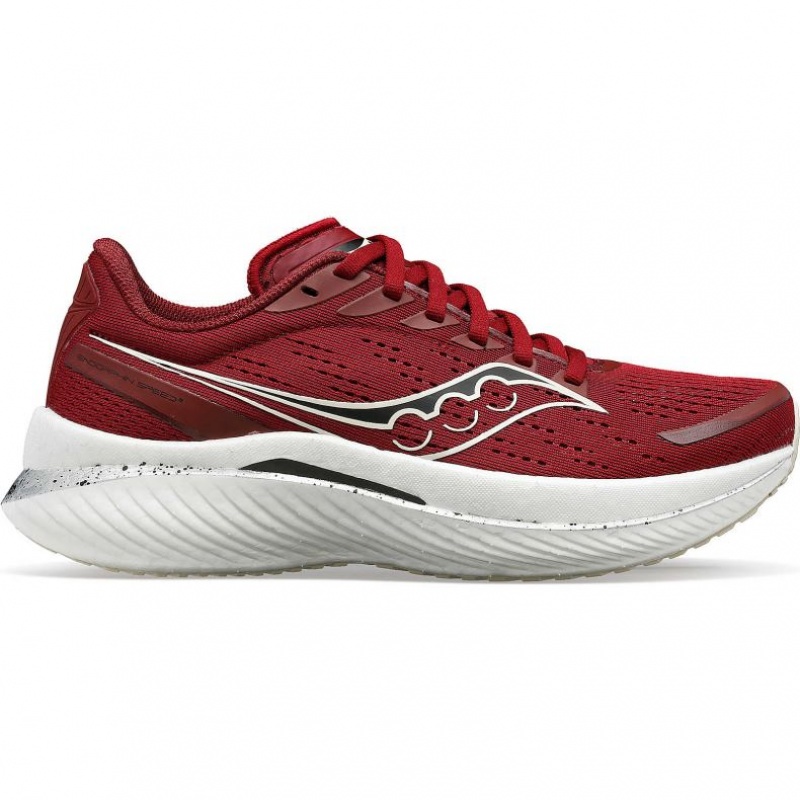 Saucony Endorphin Speed 3 Laufschuhe Damen Rot | BERLIN NWRJXC