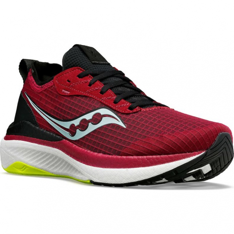 Saucony Freedom Crossport Laufschuhe Damen Rot | BERLIN WSJHFZ