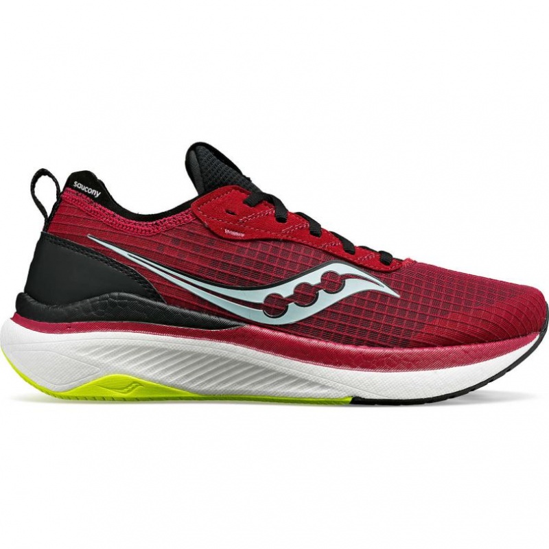 Saucony Freedom Crossport Laufschuhe Damen Rot | BERLIN WSJHFZ