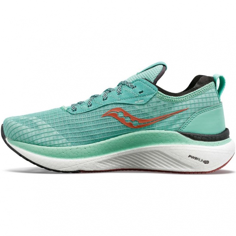 Saucony Freedom Crossport Laufschuhe Damen Türkis | BERLIN NLVKSD