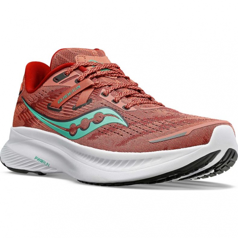 Saucony Guide 16 Laufschuhe Damen Koralle | BERLIN LJDVPG