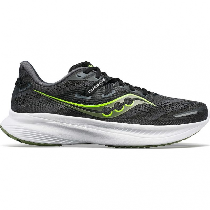 Saucony Guide 16 Laufschuhe Herren Schwarz | BERLIN TUWFNZ