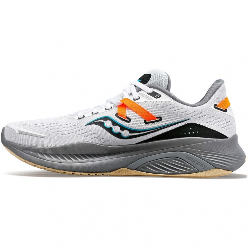 Saucony Guide 16 Laufschuhe Herren Weiß | BERLIN RCXLNS