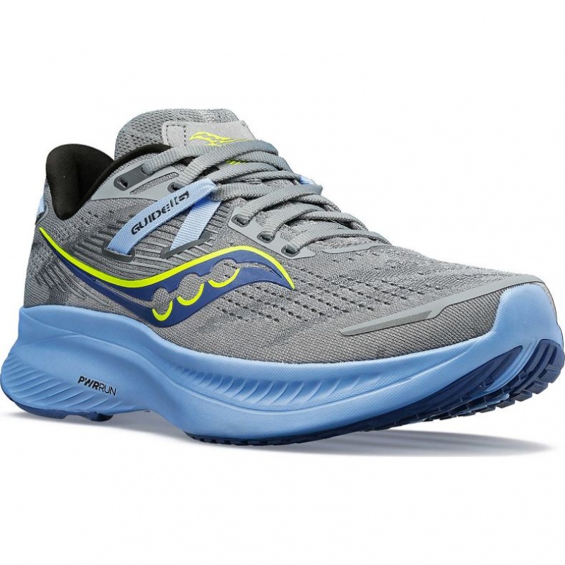 Saucony Guide 16 Wide Laufschuhe Damen Grau | BERLIN UYSEXJ