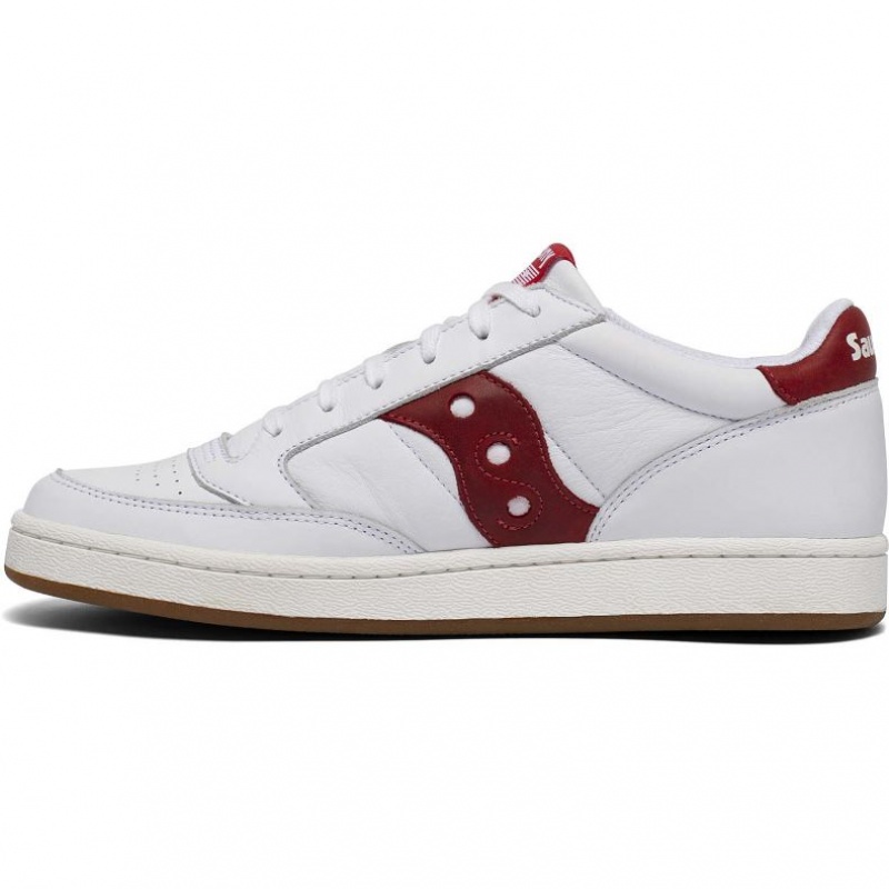 Saucony Jazz Court Sneaker Herren Weiß Rot | BERLIN GMAJZR