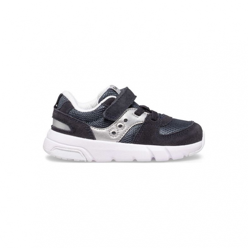 Saucony Jazz Lite 2.0 Sneaker Kleine Kinder Schwarz Silber | BERLIN RSVPLT