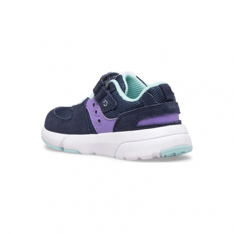 Saucony Jazz Lite 2.0 Sneaker Kleine Kinder Navy Lila | BERLIN VZADRK