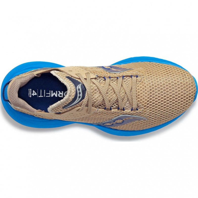 Saucony Kinvara 14 Laufschuhe Damen Beige Blau | BERLIN WEGIVS