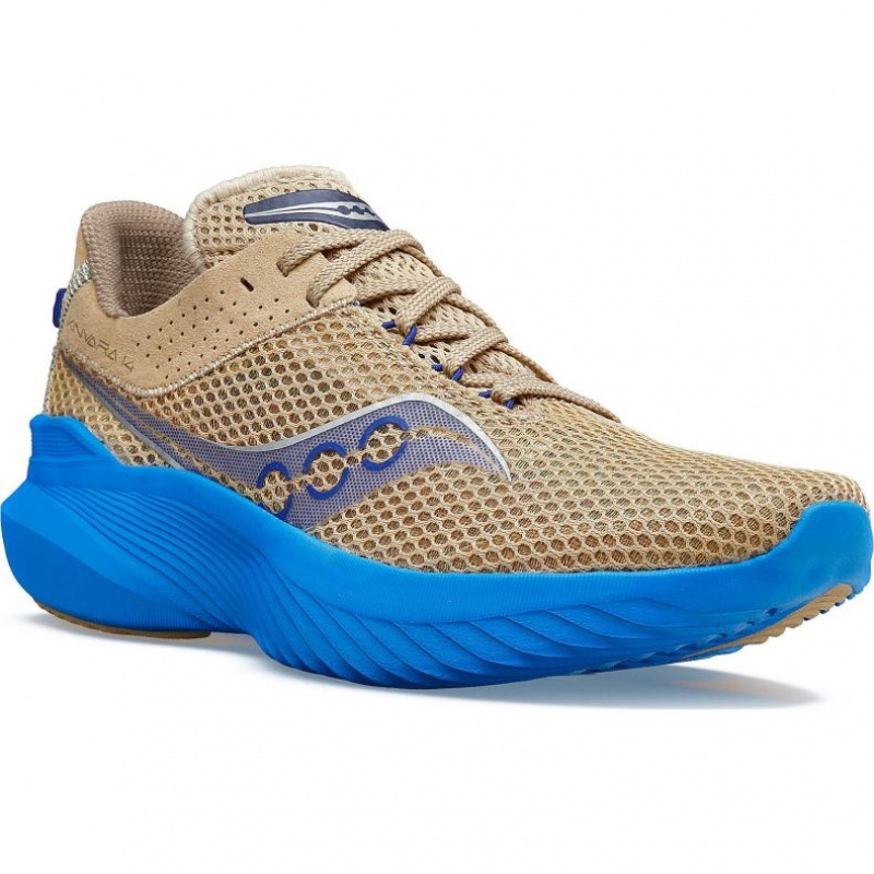 Saucony Kinvara 14 Laufschuhe Damen Beige Blau | BERLIN WEGIVS