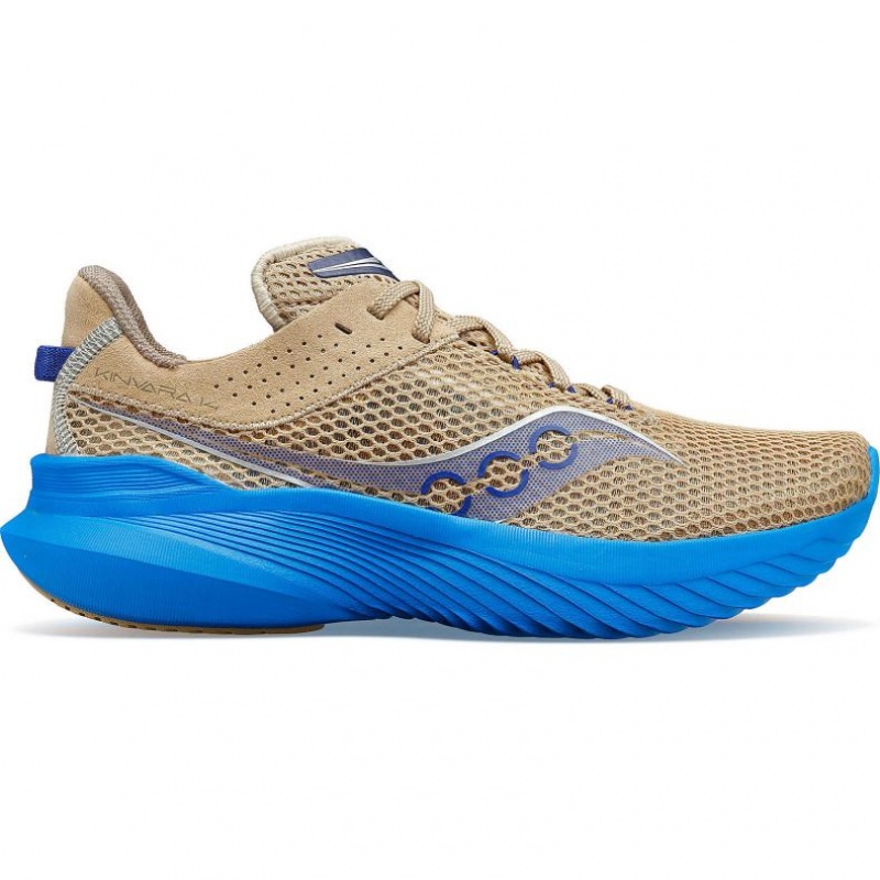 Saucony Kinvara 14 Laufschuhe Damen Beige Blau | BERLIN WEGIVS