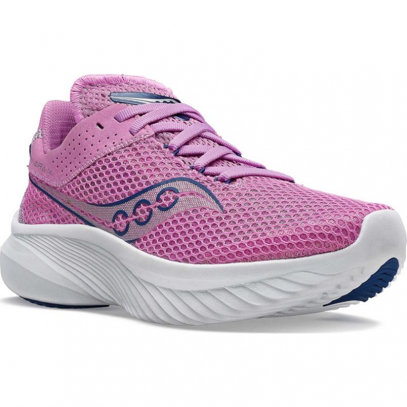 Saucony Kinvara 14 Laufschuhe Damen Lila | BERLIN IWEKDB