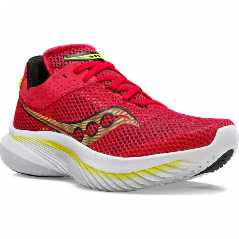 Saucony Kinvara 14 Laufschuhe Damen Rot | BERLIN CZRKEI