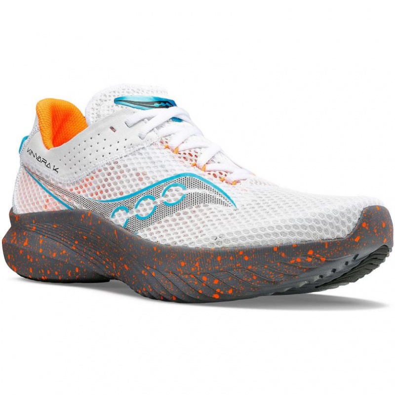 Saucony Kinvara 14 Laufschuhe Herren Weiß | BERLIN MQVYTX