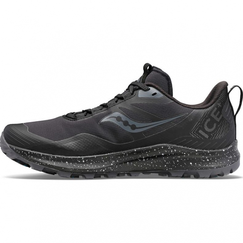 Saucony Peregrine ICE+ 3 Laufschuhe Herren Schwarz | BERLIN OVSPEU