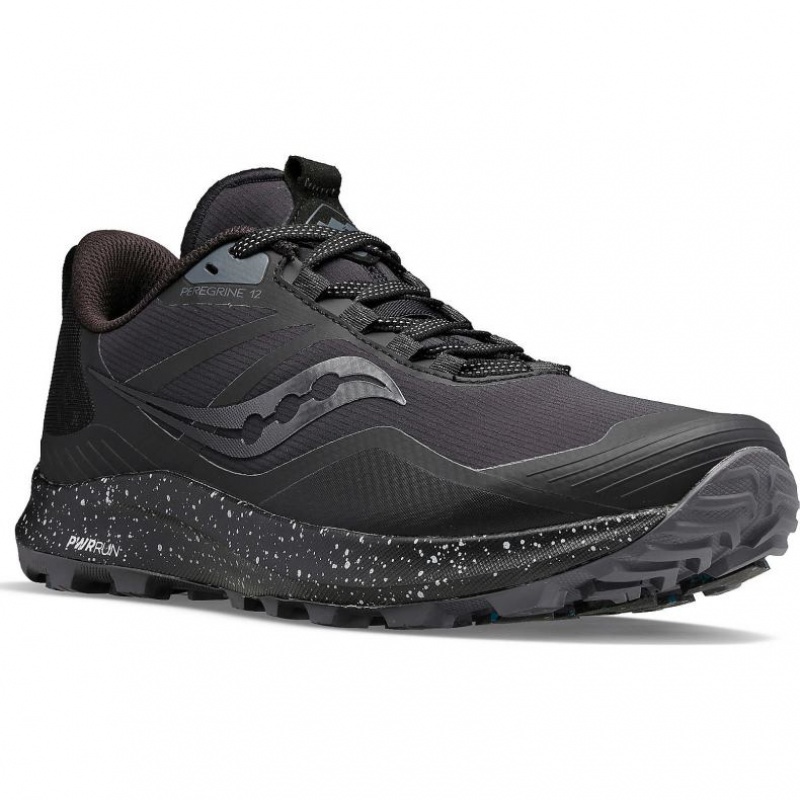 Saucony Peregrine ICE+ 3 Laufschuhe Herren Schwarz | BERLIN OVSPEU