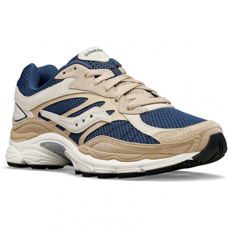 Saucony ProGrid Omni 9 Premium Sneaker Herren Beige Blau | BERLIN VHSRDZ