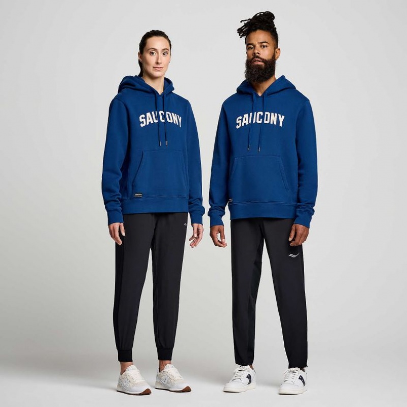 Saucony Recovery Hoodie Herren Indigo | BERLIN EXCSON